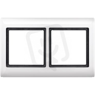 Schneider MTN400219 Merten Rámeček Aquadesign, dvojnásobný, IP44, Polar