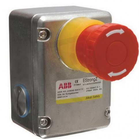 EstrongZ E-Stop 2NC/2NO M20 SS ABB 2TLA050220R0020