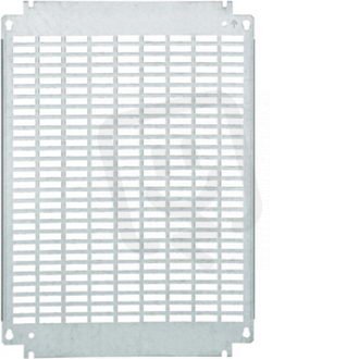 Montážní deska z perfor. plechu 500x400 mm, System S /FL45P/ HAGER FL475A