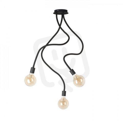 LOYD E27 III stropní černá 230V E27 3x28W RENDL R12935