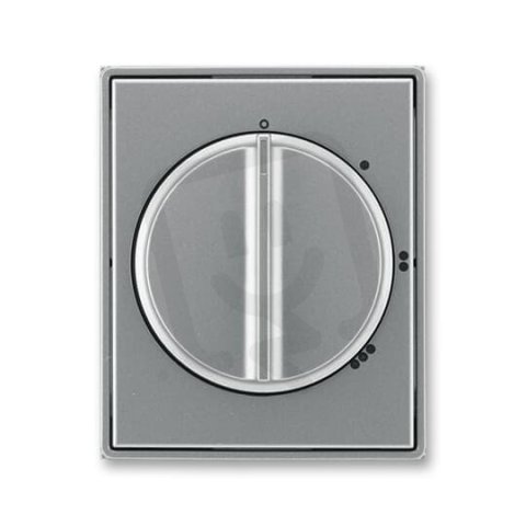 Kryt spínače s otočným ovladačem pro 3stup. 3294E-A00170 36 ocelová Time ABB
