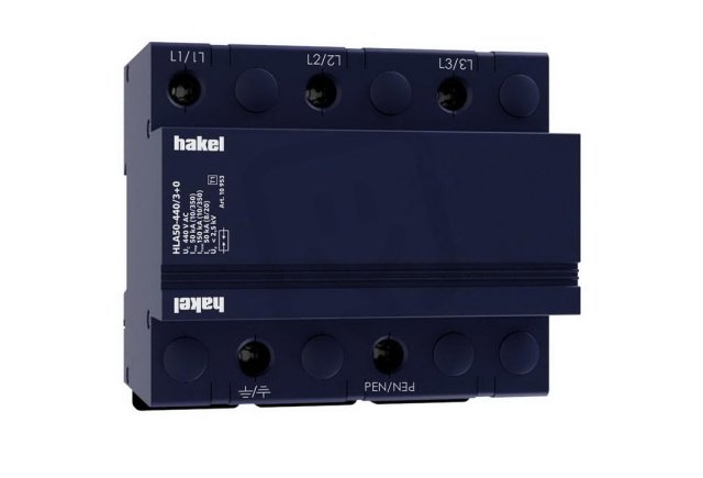 Svodič impulzních proudů HLA50-440/3+0 SPD typ 1 HAKEL 10953