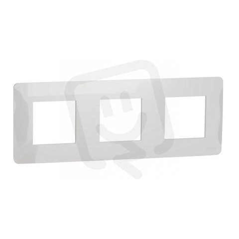 Nová Unica Studio Krycí rámeček trojnásobný, Bílý SCHNEIDER NU200618