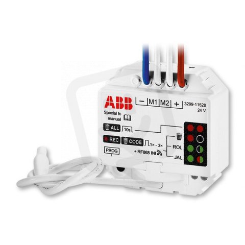 ABB 3299-11528 Modul přijímače RF signálu, žaluziový, 24 V DC, vestavný, 868 MHz