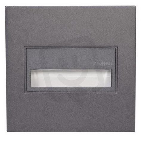 Světlo LED SONA čtvercové pod omítku 14Vss IP44 GRAFIT RGB diody ZAMEL 14-211-36