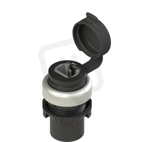 Zásuvka RJ45, bez kabelu, zásuvka RJ45, chromový kroužek PIZZATO E21RJ459AAK