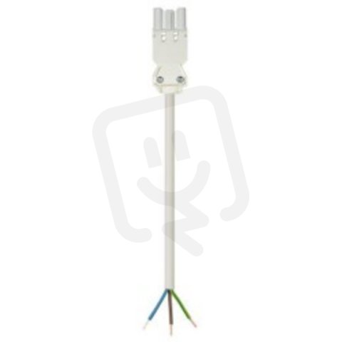 kabel s jedním konektorem gesis, 3-pól, 3*1,5mm2, zásuvka, délka 3,5m, bílý
