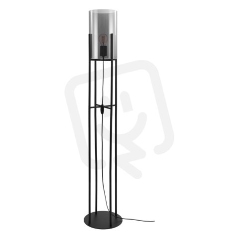 Stojací svítidlo GLASTONBURY 1xE27 černá/černá-transparent 60W IP20 EGLO 43142