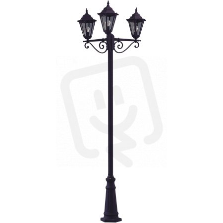 Sloupové svítidlo Prometheus sloup velký 3 černá 3x60W IP23 E27 916323/07