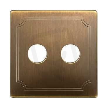 Schneider MTN298943 Centrální deska pro anténní zásuvky, S-Design, antique brass