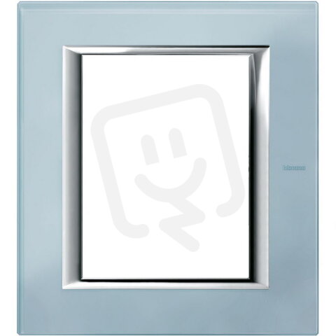 Legrand HA4826VZS BTAX RÁMEČEK 3+3 SKLO MODRÉ