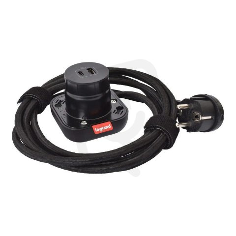 ELECTRON USB A+C ČERNÁ