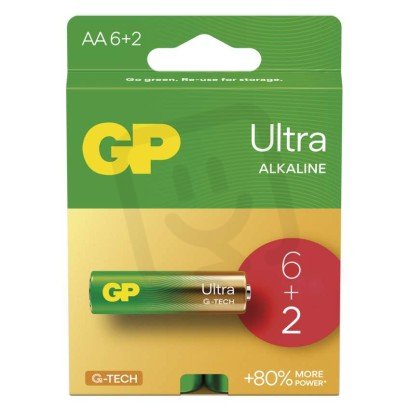 Alkalická baterie GP Ultra AA (LR6) GP BATTERIES B02218