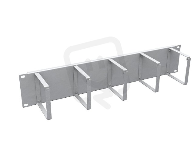 Vyvazovací panel 19" 2U RAL 7035 ocelový VP-05 SOLARIX 86031062