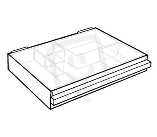 Zásuvka pro magazín S 250-3 (57x320x250 mm) CIMCO 403114