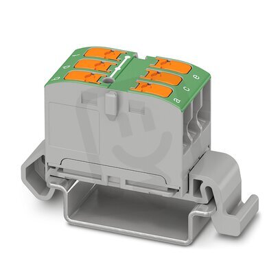 PTVFIX 6X2,5-NS35A GN Blok rozvodek 1019529