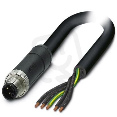 SAC-5P-M12MSK/10,0-PVC PE Napájecí kabel 1414881