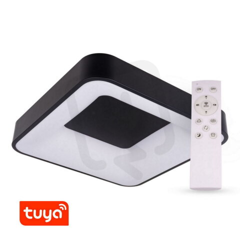 ZULU HPT60-B černé hranaté TUYA+RF CCT LED svítidlo T-LED 105564