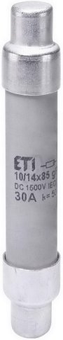 Válcová pojistka CH10/14x85 gPV 30A/1500V ETI 002626236