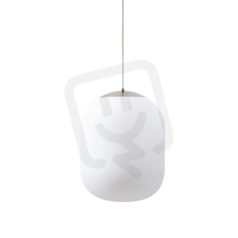 Závěsné LED svítidlo se skleněným stínidlem OSMONT TANIA S1 HP 52W IP40 3K chrom