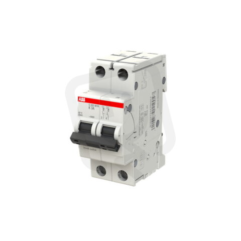 ABB S202MTR-K3, dvoupólový jistič, 3A, K, 10kA, určeno pro drážní aplikace