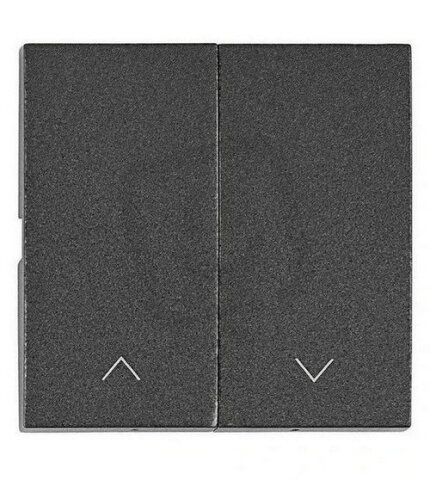 Kryt spínačů a ovladačů dvojitý, symbol šipky, antracit SCHRACK EV112212--