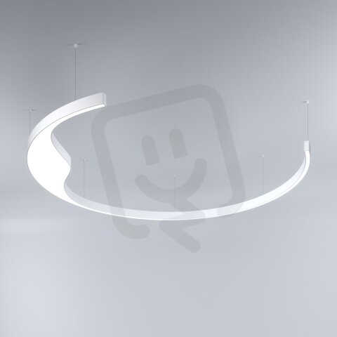 LED Svítidlo MI-MOON, 83W, 3000K, bez trafa, 24VDC, IP20, bílá FPMI021-10NL0B