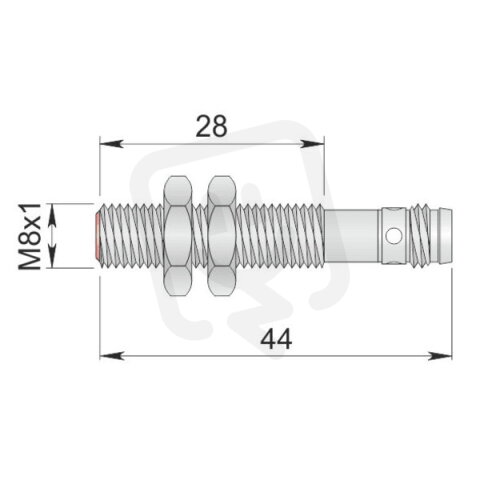 Válcový indukční senzor Atex plyn/prach AECO SI8-N1 H1 AGD1