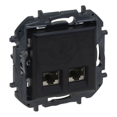 NILS-2XRJ45 C6A STP ČERNÁ LEGRAND 863570B