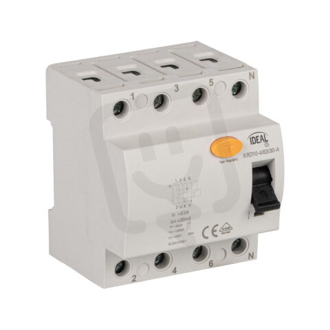 KRD10-4/63/30-A Proudový chránič (starý kód 23193) KANLUX 38746