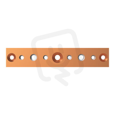 ZX1226 - Měděná přípojnice délky 215mm,