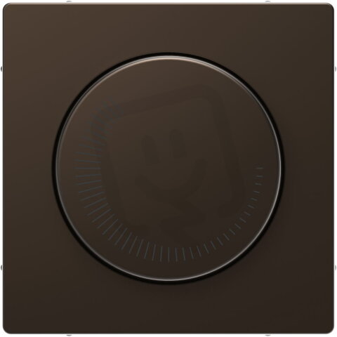 Centrální deska, Merten System D, pro ventilátor, mocca kovová, kov MEG5251-6052