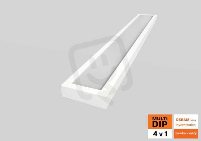 Přisazené/závěsné svítidlo  CLEVER-I 5300/840 EM3 MPR BLACK DIP 4v1 2125224