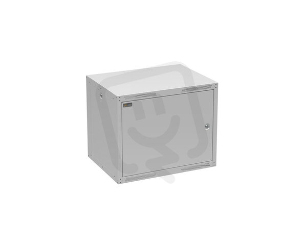Nástěnný nýtovaný rozvaděč GrandN DUO 9U s plechovými dveřmi,hl.450mm 83000382