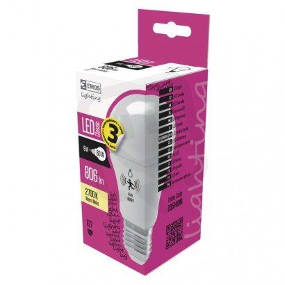 LED CLS A60 9W MW E27 WW