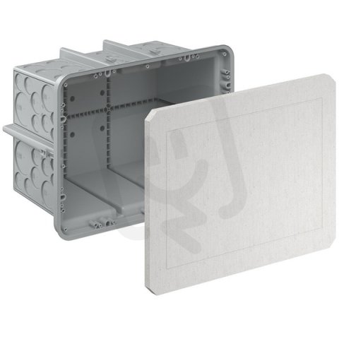Krabice instalační obdelníková s víkem 408x308x235mm do betonu KAISER 1297-35