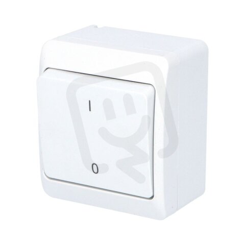 GALATEA IP44 Spínač dvoupólový č.2 (bílá) FAMATEL 5333-02