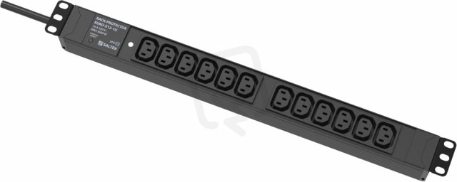 RACK-PROTECTOR-EURO-X12-1U zásuvky s přepěťovou ochranou do 19'/12 zás A05961
