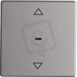 KNX RF tlačítko žaluziové bezdrátové, Q.x, alu sametová lak. BERKER 85245224