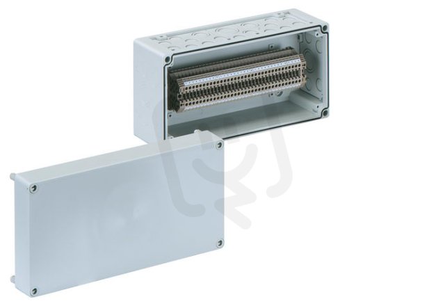 Skříň pro řadové svorkovnice RKA 4/34-34x4mm2 šedá IP65 IK07 SPELSBERG 62503401