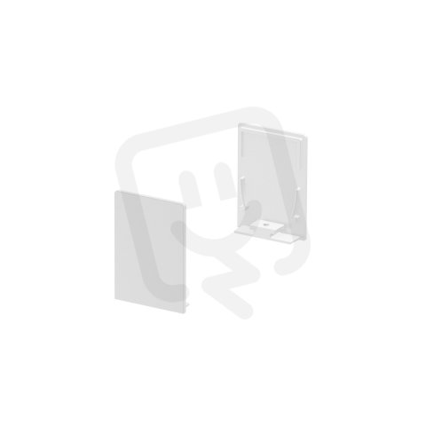 GRAZIA 20 koncová krytka profilu GRAZIA standardní 2ks vysoké bílá SLV 1000569