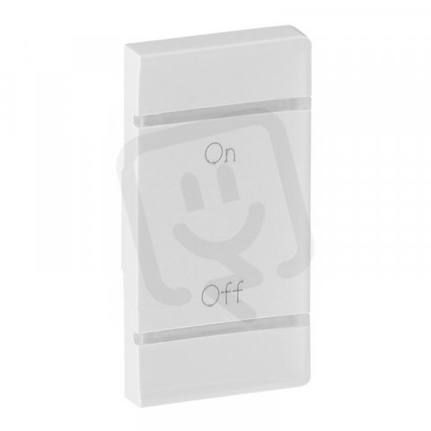 VALENA LIFE KRYT PRO MYHOME_UP SYMBOL ON/OFF PRAVÝ 1MODULOVÝ BÍLÝ LEGRAND 755575