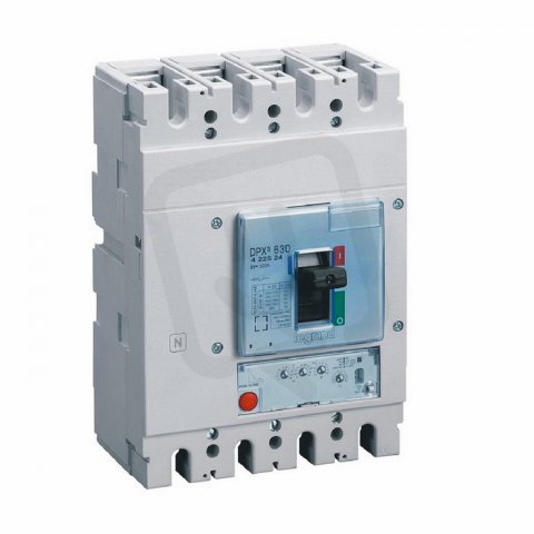 DPX3 630 ELEKTRONICKÁ SPOUŠŤ PRO VÝKONOVÝ JISTIČ S1 4P 320A 70kA LEGRAND 422524
