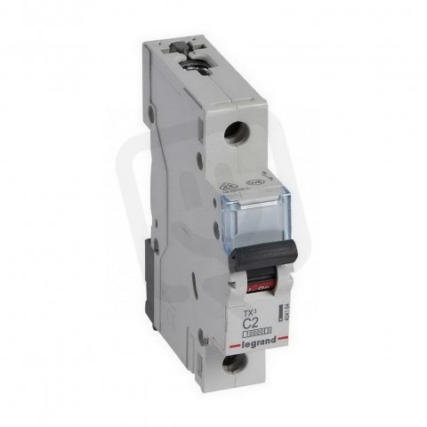 TX3 JISTIČ, 1 PÓLOVÝ, CHAR. C, 2A 10000A LEGRAND 404164