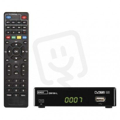 DVB-T2 EMOS EM190-L HD HEVC H265 /2520236500/ EMOS J6015
