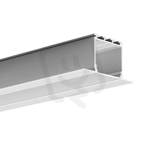 LED hliníkový profil KLUŚ LARKO stříbrná 2m /B5552_2m/ ALUMIA A05552A_2