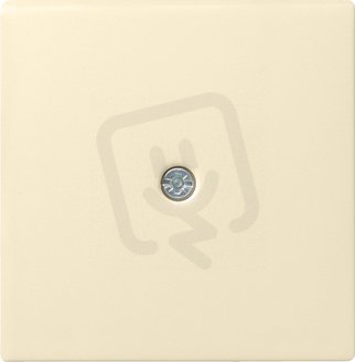 Kryt šňůrový vývod+KSČ System 55 krémově bílá GIRA 027401