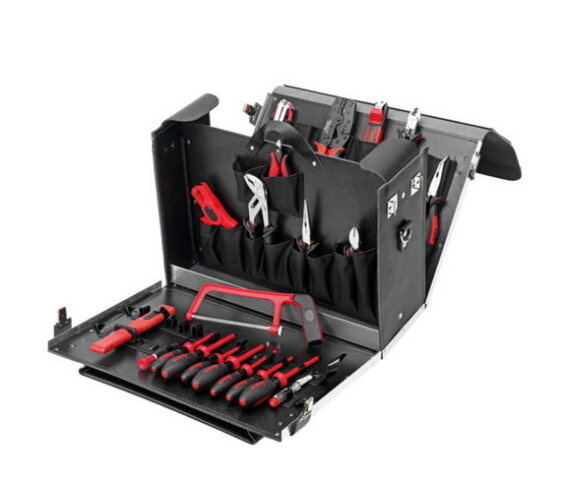 Kožený kufr s nářadím 375x500x245 mm (21 ks) CIMCO 176350