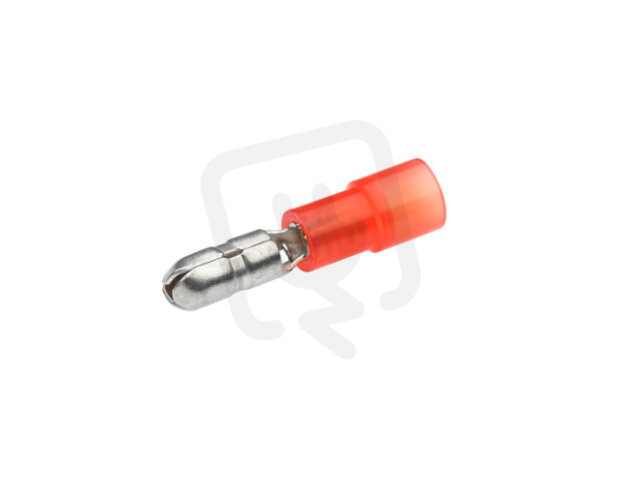 Izolovaný konektor Cu 0,5-1/4 mm, červený (100 ks) CIMCO 180300
