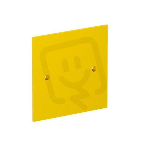 OBO VH-P1 Krycí deska, slepé, 95x95mm, řepkově žlutá Polyamid, PA